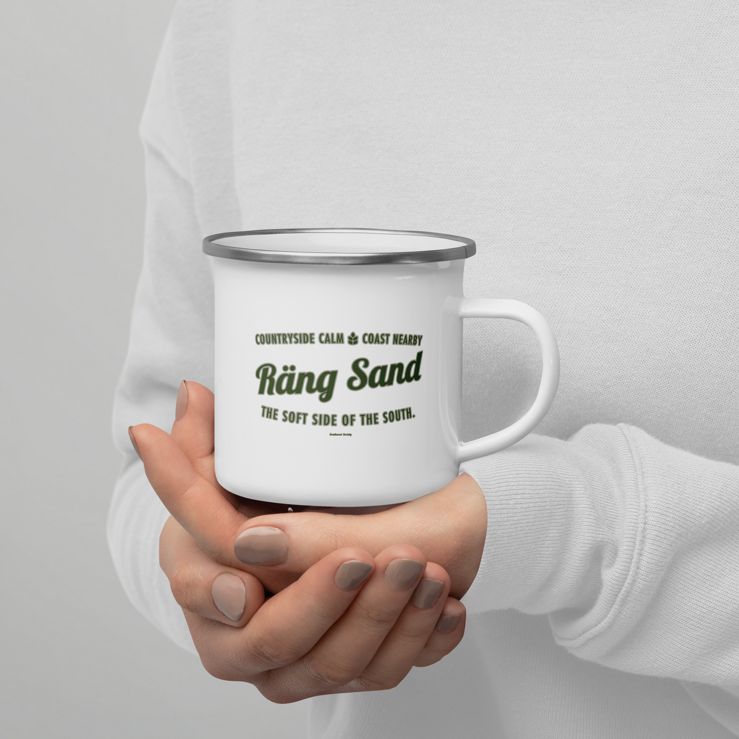 Emaljmugg Räng Sand emaljmugg från Byron Objects produktbild 6